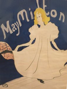 May Milton av Henri de Toulouse Lautrec